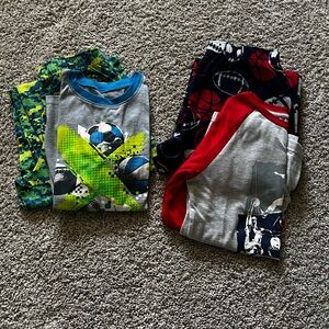 2 sets of Kids Sports Pajama Set, large